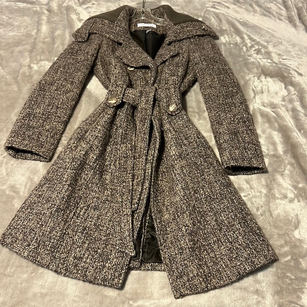 Calvin Klein brownish trench coat